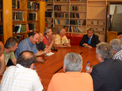 Συνάντηση του Υπουργού Υγείας, Μάκη Βορίδη, με εκπροσώπους της ΠΟΕΔΗΝ.